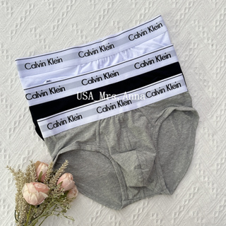 🔥Anna美國代購🇺🇸 Calvin Klein CK男士內褲 三角內褲 三條盒裝 棉質 透氣 男生中腰修身 黑 三角褲