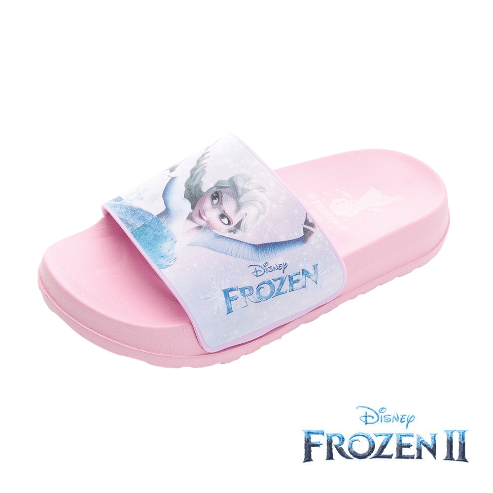 【Disney 迪士尼】迪士尼 冰雪奇緣2 童鞋 EVA拖鞋-粉紅/FOKS41503/K Shoes Plaza