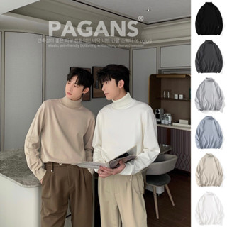 【PAGANS STORE】韓版 高品質 高領毛衣 彈力針織 打底 內搭 素面 素色 高領 保暖 六色 長袖 針織 毛衣