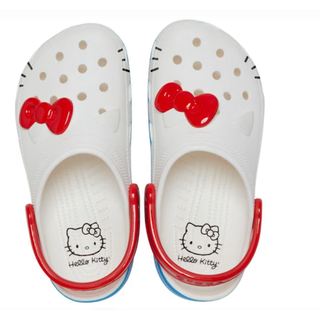 正版crocsXhello kitty拖鞋 hello kitty hello kitty周邊 CROCS聯名款