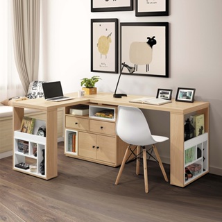 Boden-尚恩5.9尺多功能L型伸縮書桌/工作桌/辦公桌