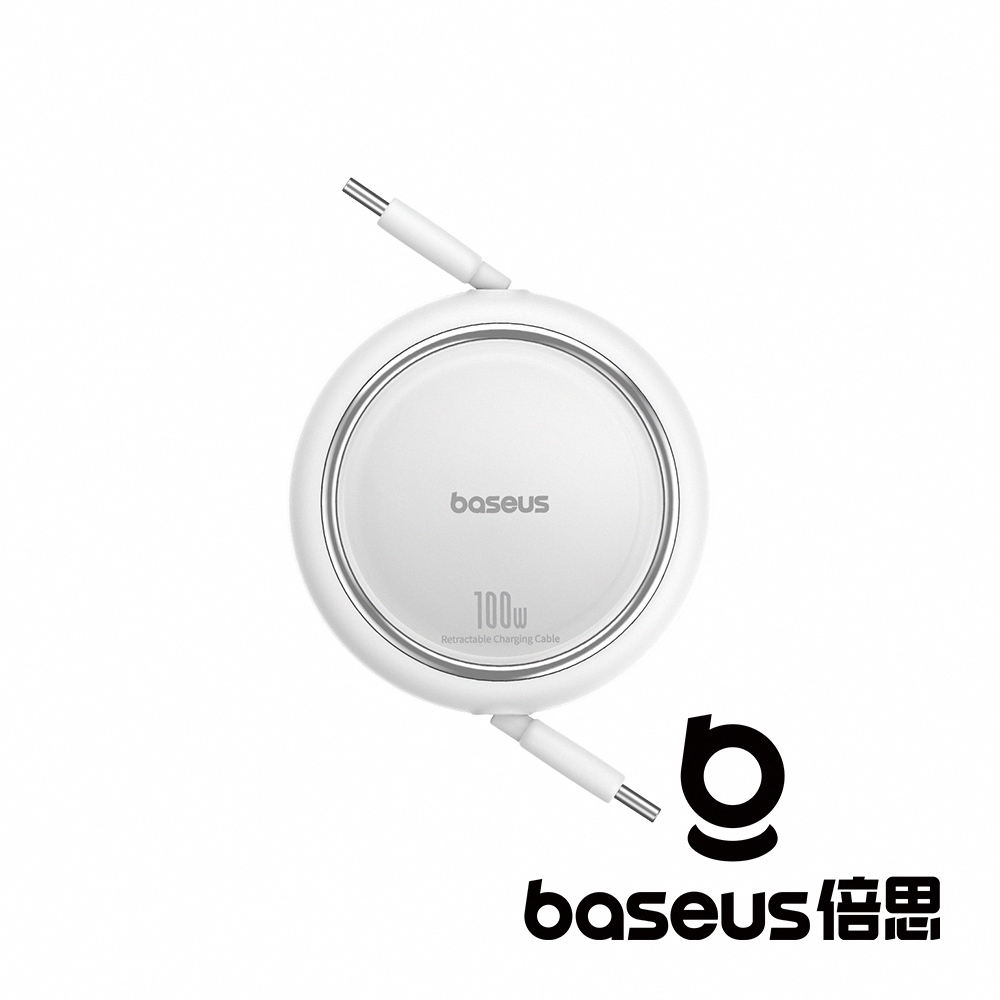 Baseus 倍思 明鏡Mini Type C to C 100W 拉伸快充數據線 公司貨