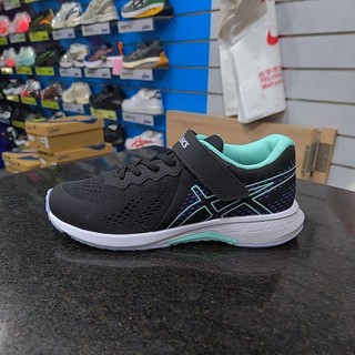 (特價990) ASICS LAZERBEAM RI-MG 大童 運動鞋 慢跑鞋 1154A169-002 黑水藍