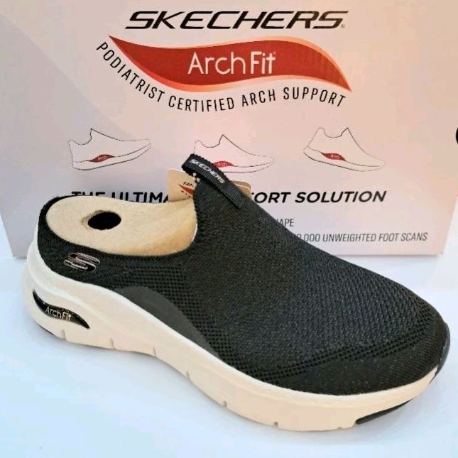 SKECHERS 女休閒系列 ARCH FIT 懶人鞋 穆勒鞋 149774