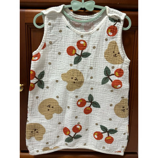 🌟二手童裝👶 韓系平價服飾-小熊櫻桃滿版防踢被