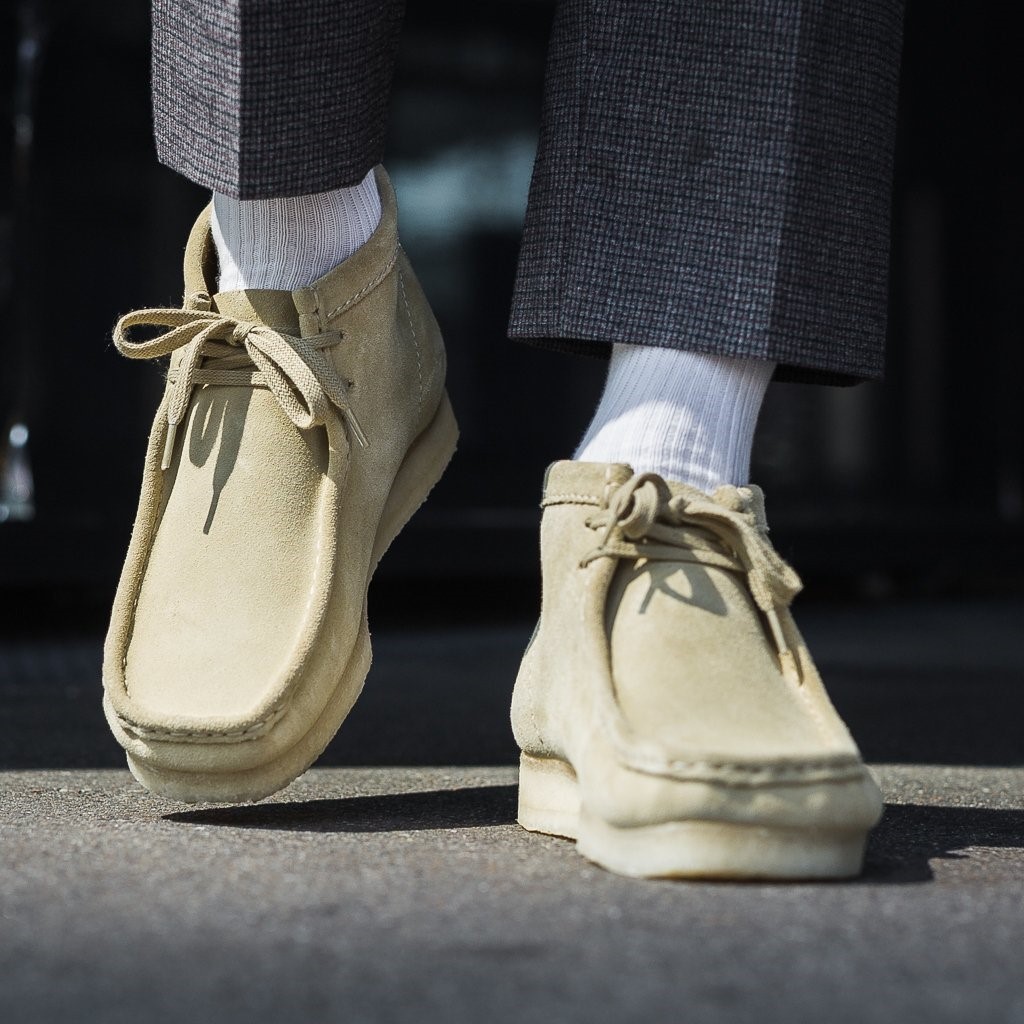 【NULL】CLARK'S ORIGINALS WALLABEE BOOT SUEDE 麂皮 駝色 袋鼠鞋 休閒鞋 鞋