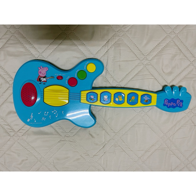二手 佩佩豬 兒童 幼童 音樂 吉他 玩具 音樂玩具