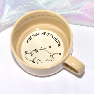 日本製 Moomin 嚕嚕米 杯底插圖 咖啡杯 磁器 馬克杯 300ml ym223