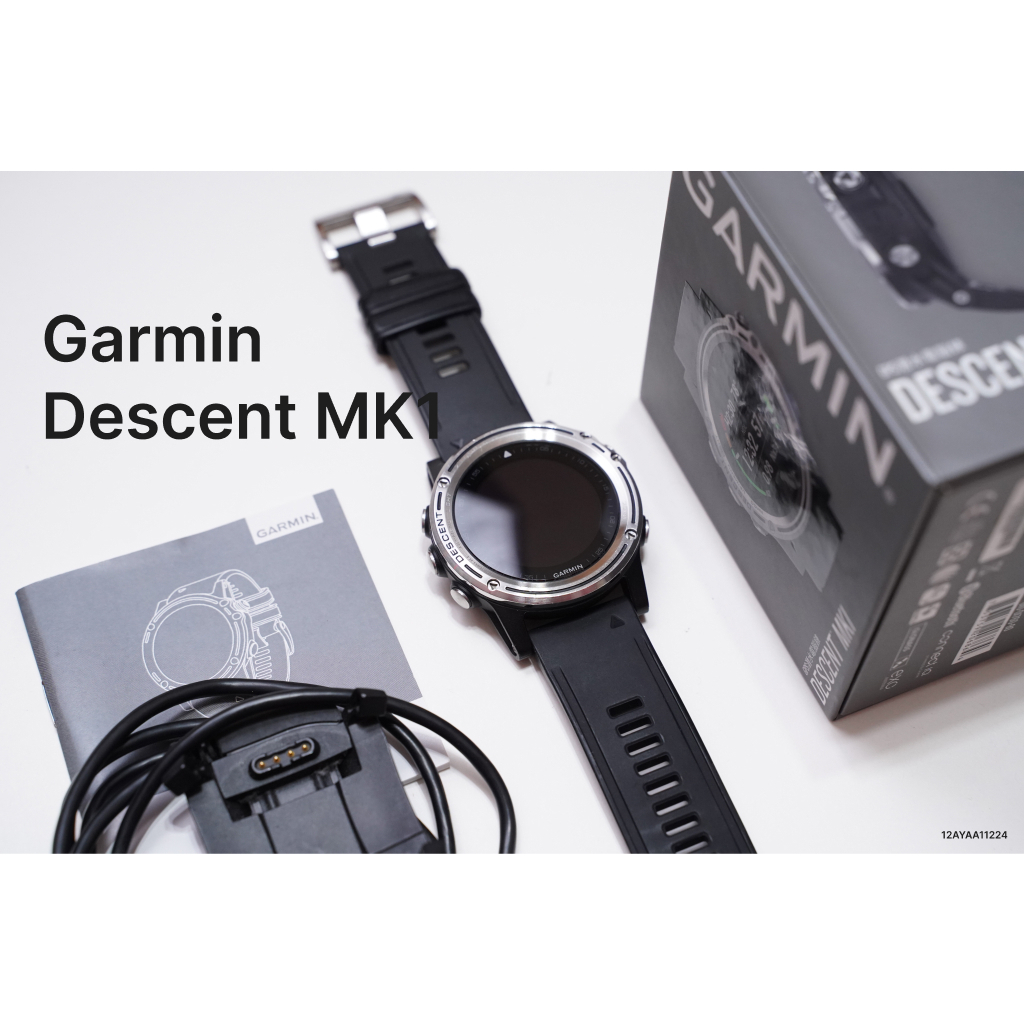 蝦幣九折【兔二手】Garmin Descent MK1 藍寶石｜無刮痕錶面 GPS 離線地圖 潛水錶 智慧手錶