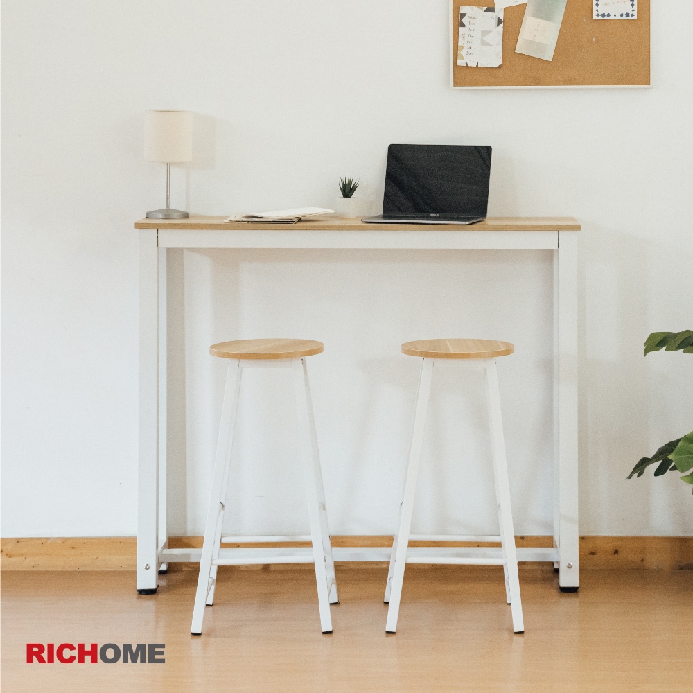 RICHOME 福利品 TA-420 可樂雅高腳桌椅組 一桌兩椅 吧檯桌 吧檯椅 高腳 咖啡 餐桌椅 高凳 吧台 餐廳