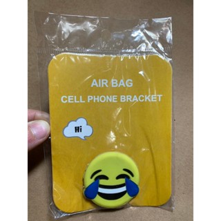 全新 Emoji 流淚大笑表情符號 手機氣墊氣墊支架 3M 貼紙