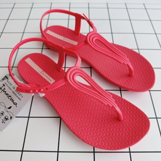 ㊣Ipanema 巴西涼鞋 水滴鏤空造型 CLASS POP T字夾腳涼鞋 玫紅 2654221513