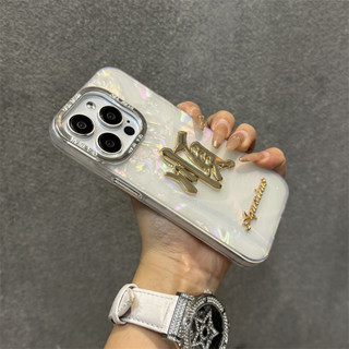 TK爆款 順 福 發 個性文字 夢幻貝殼紋 防摔殼 適用 iPhone16 15 14 13 12 Pro Max手機殼