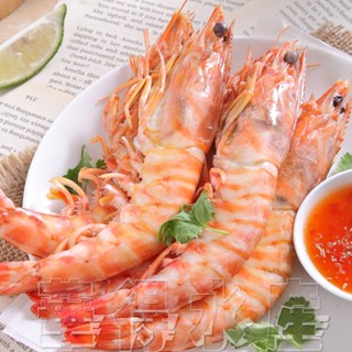 【華得水產】野生特大明蝦(3-6尾/400g/盒)