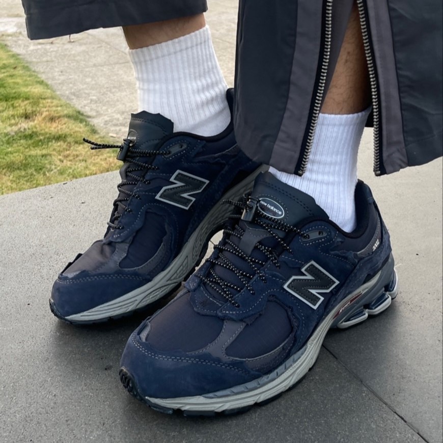 【Leein】New Balance 2002R 墨藍 拼接 破碎 M2002RDO