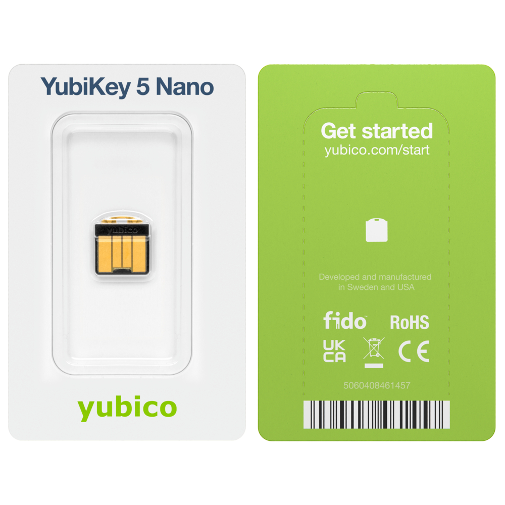【野口家】現貨 YubiKey 5 Nano