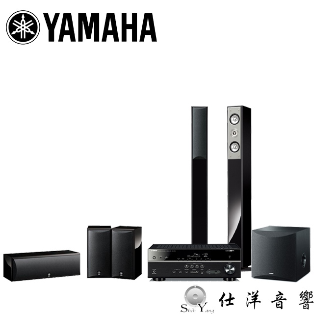 YAMAHA 5.1聲道 李斯特家庭劇院組 RX-V385+NS-F210+NS-PB210+NS-SW050 公司貨