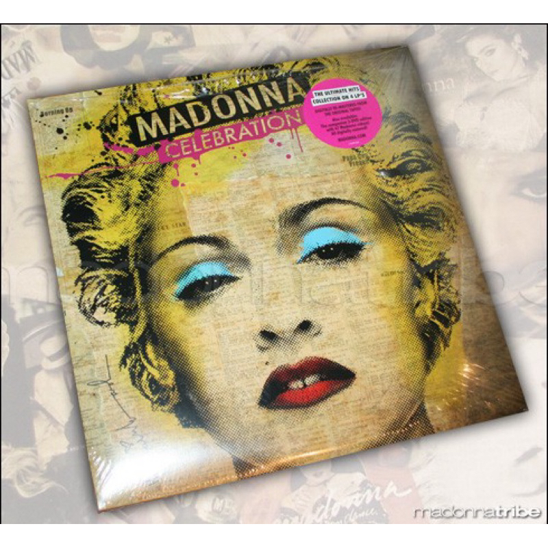 👑限量預購 Madonna 瑪丹娜 ‘Celebration 娜經典‘ 2009新歌+精選豪華黑膠唱片 [4LP]