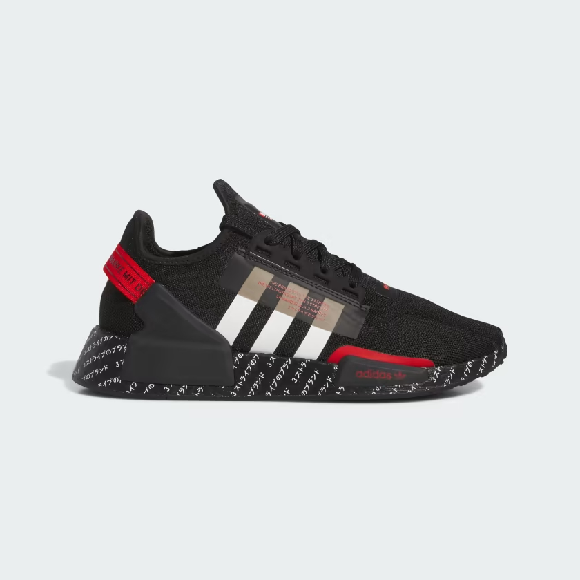 【小八】Adidas NMD R1 V2  Black Red 黑紅 日文 ID2852