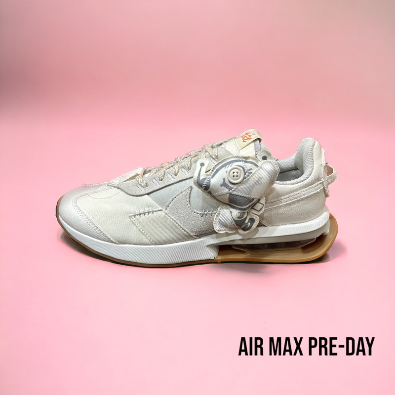 （現貨）Nike Air Max Pre-Day 全白鞋 小白鞋 休閒鞋 米白 巫毒娃娃 DR1007-011