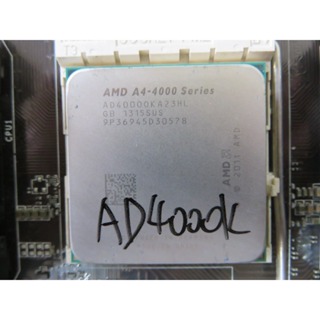 C.FM2 CPU-A4-4000 AD4000OKA23HL 3.0ghz Dual Core 直購價120