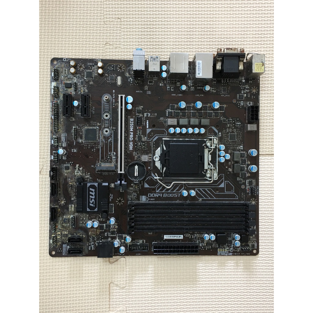 [故障品] MSI 微星 B250M PRO-VDH 主機板 (LGA 1151 腳位)