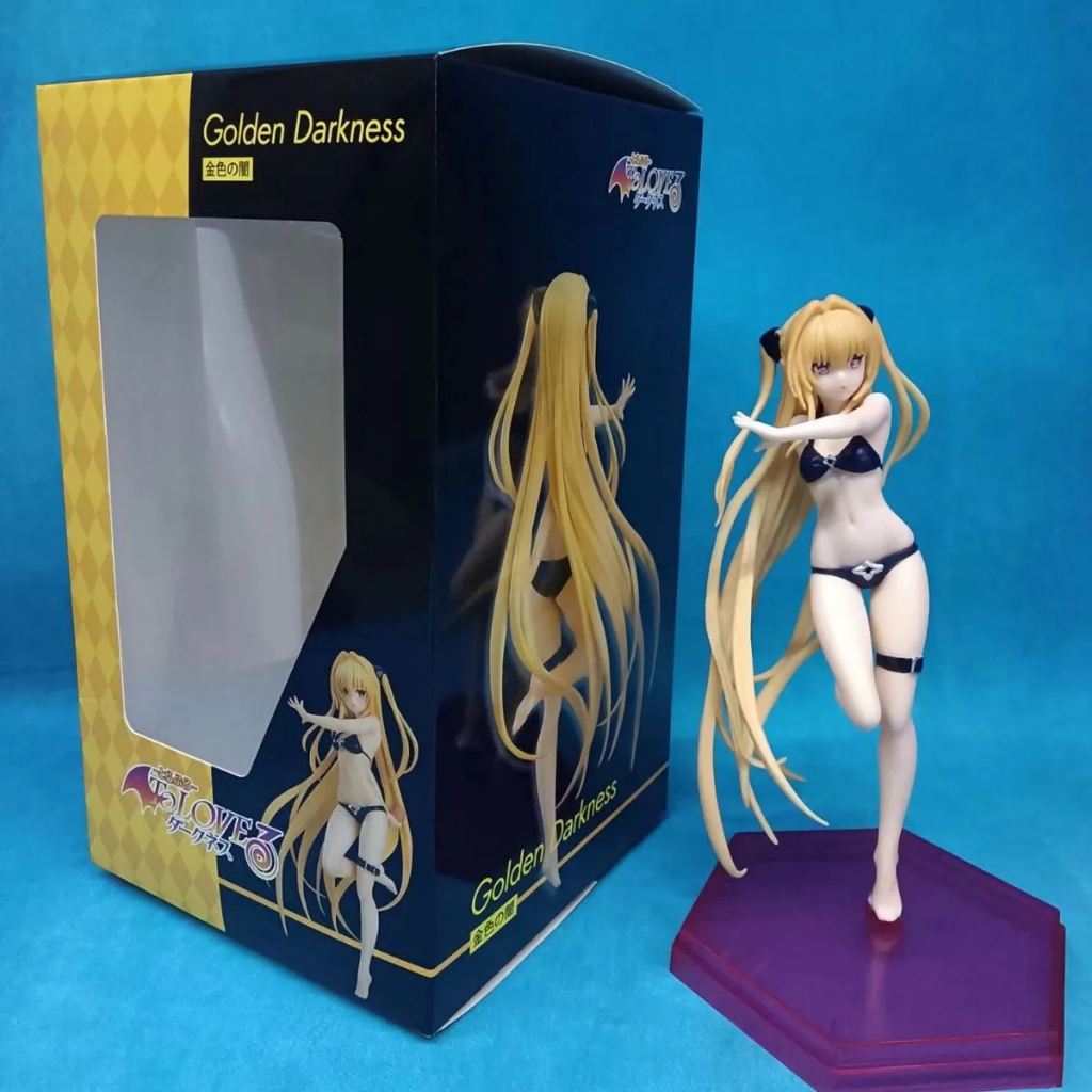 【伊人優選】金色之暗 泳裝手辦 動漫 tolove 金色暗影 小暗 美女二次元 出包女王擺件