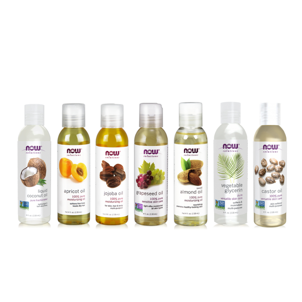 【NOW】基礎油/按摩油/Carrier Oil 118ML (椰子/甜杏仁/葡萄籽/荷荷巴/杏桃核仁/蓖麻油)