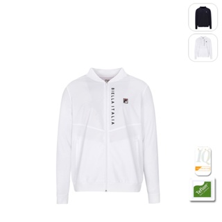 【FILA】男性 長袖 抗UV 超潑水 風衣外套-白色 1JKX-1011-WT