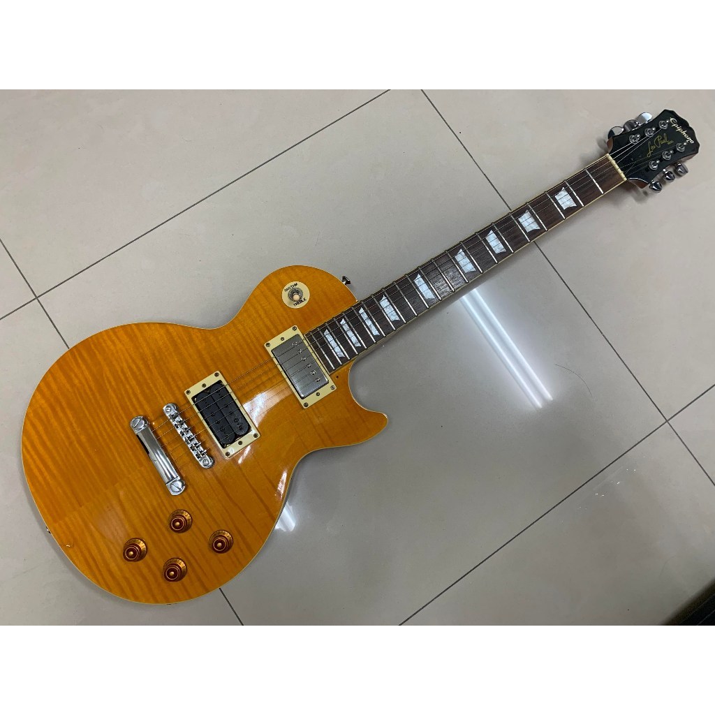 請先溝通再下單（金和勝 樂器）刷卡分12期0利率 Epiphone 漂亮虎紋 Les Paul Standard 電吉他