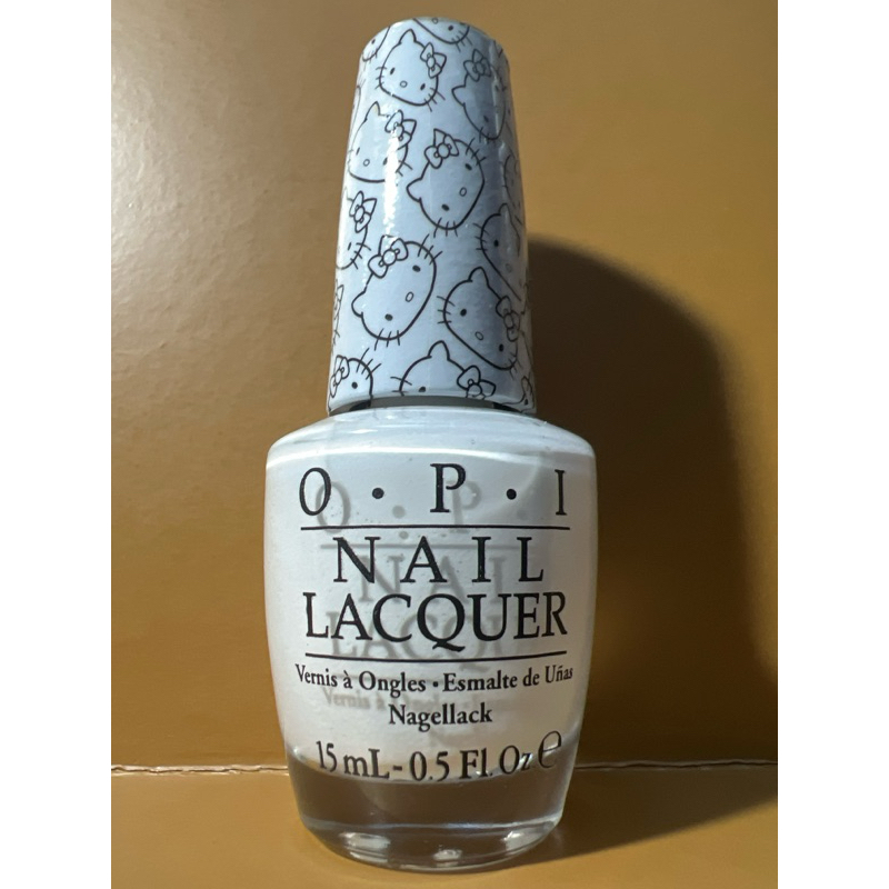 OPI HELLO KITTY 聯名指甲油 15ml 法式白Showered by petals Made in USA