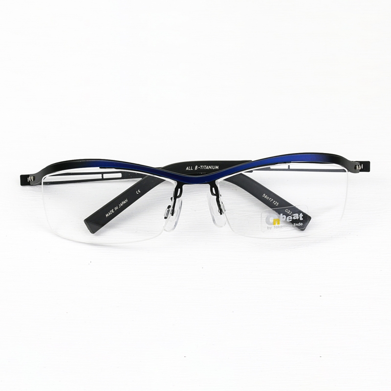 ONBEAT ONB-412H 日本手工眼鏡｜男純鈦超輕半框斯文眼鏡 男生品牌眼鏡框【幸子眼鏡】
