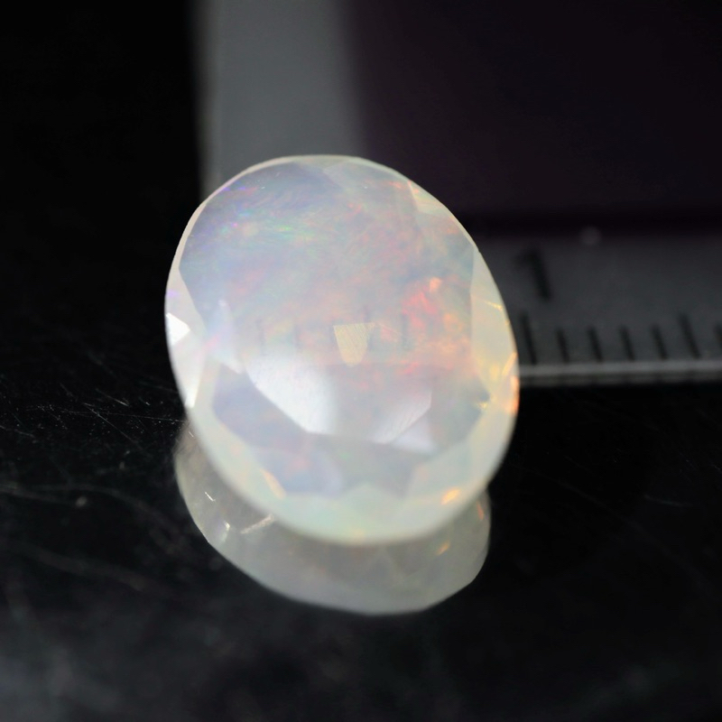 天然無處理虹彩蛋白石 Opal 切面裸石1.87克拉