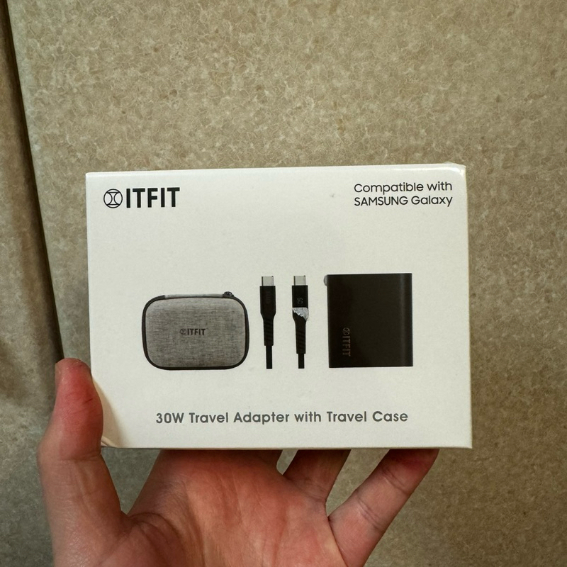 正版全新原廠SAMSUNG 三星 ITFIT 30W旅行充電組 含雙口充電器 雙Type C充電線 收納包 超級快充