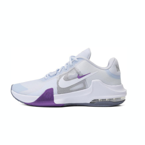 NIKE AIR MAX IMPACT 4 男款 白紫 男籃球鞋 DM1124010 Sneakers542
