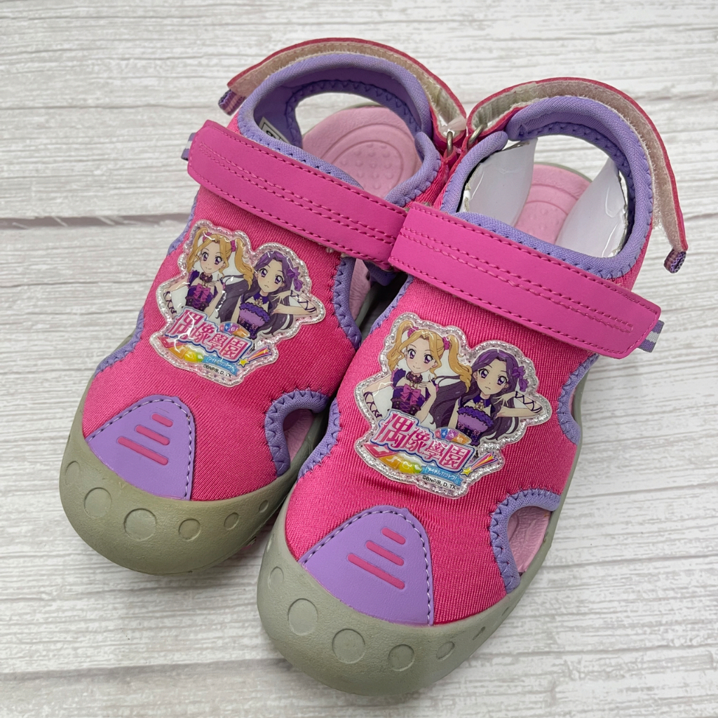 ［出清品］《布布童鞋》偶像學園桃色兒童運動涼鞋