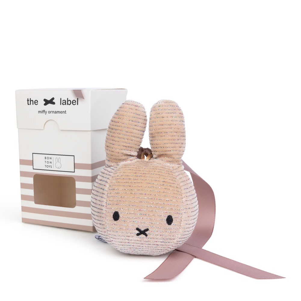 【新品】BON TON TOYS｜Miffy米菲兔盒裝填充飾品-香檳粉 12CM