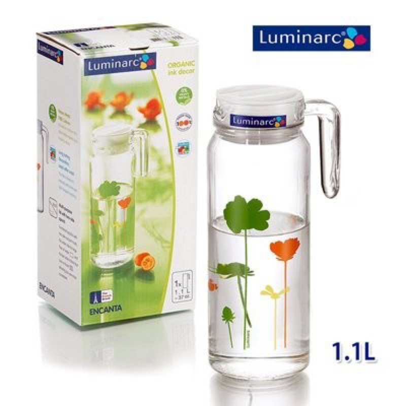 法國Luminarc樂美雅 1.1L花之舞冷水壺