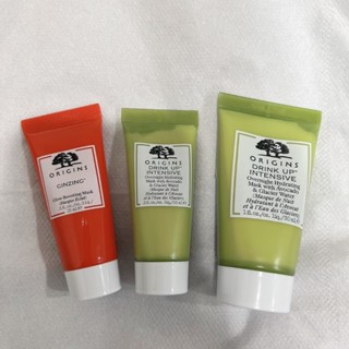 全新🏷️ Origins 品木宣言 一飲而盡深度滋潤面膜 / 元氣十足亮顏C面膜