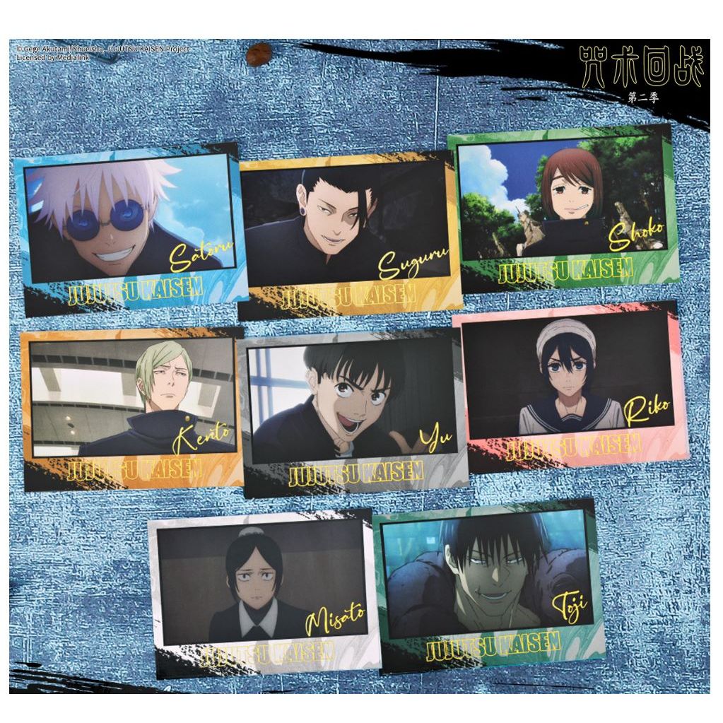 0409更 正版現貨 咒術迴戰 徽章 拍立得 伏黑甚爾 夏油傑 七海建人 五條悟 家入硝子 天內理子 懷玉玉折