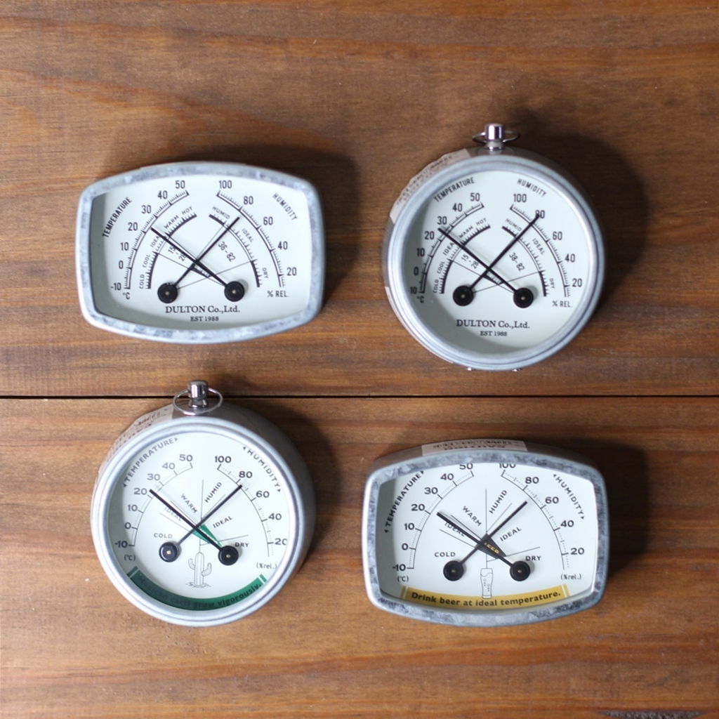 DULTON 溫濕度計共4款 背含磁鐵可吸附冰箱 [偶拾小巷] 日本進口