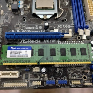 ASROCK HM61M-S 主機板-CPU-RAM,一起賣