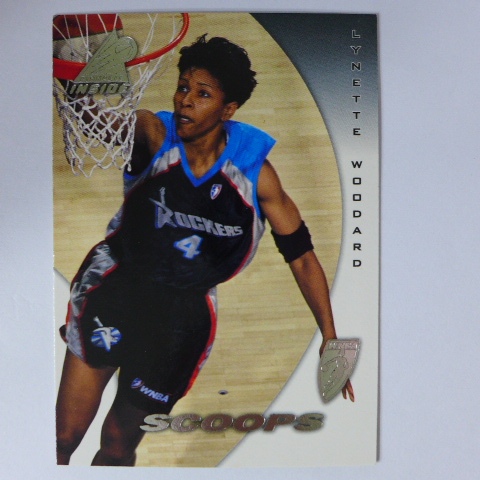 ~Lynette Woodard~萊內特·伍德沃德 1997年PINNACLE RC.女子NBA新人籃球卡