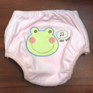 (utplace) GMP BABY 舒適超吸排純棉紗寶寶學習褲 青蛙 粉 XS703