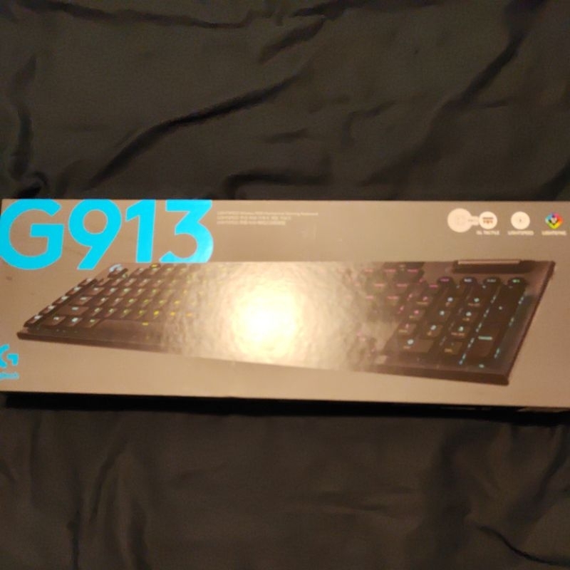 羅技 G913 無線RGB機械式短軸遊戲鍵盤 茶軸 全新
