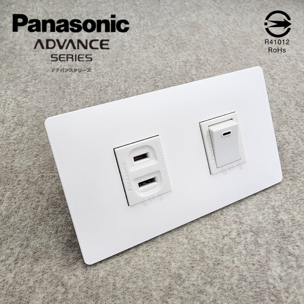 天使白 新品 日本製 面板 ADVANCE 單開 單插 清水模 國際牌 Panasonic 單開關 插座 無印 神保