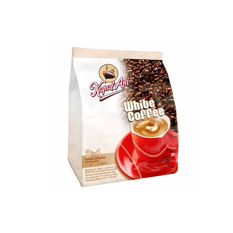 三合一咖啡 KOPI Kapal Api White Coffee Bag (12*37g) Premium Coffe