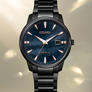 CITIZEN 星辰 PAIR系列 天川銀河 光動能時尚手錶39.2mm(BM7595-89L)