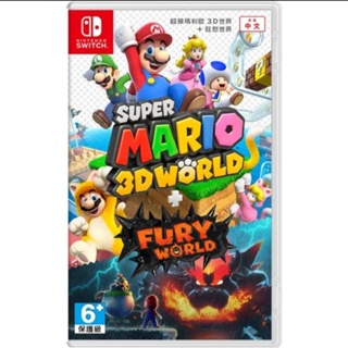 ［二手］Nintendo 任天堂 超級瑪利歐3D世界+狂怒世界(台灣公司貨)