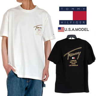 Tommy Hilfiger 湯米 金字 背後大LOGO 情侶款 城市標語